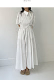 Hope Unbalanced Collar Blouse