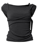 Layered Bustier T-Shirt