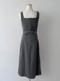 [Long ver.] Pecan Adjust Sleeveless One Piece