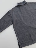 Turtleneck Overfit Brushed Sweatshirt