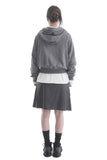 BELTED UNBAL STRIPE SKIRT