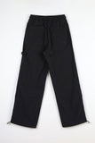rivet zipper pants