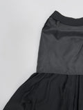 Wrinkle Flare Long Skirt