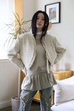 Bolero tassel tweed jacket