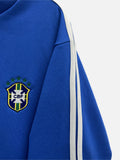 Noir Brazil Track Line Zip-Up