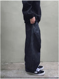 Nave Two-Tuck Raw Curved Denim Pants