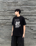 Crack Lettering Short Sleeve T-shirt