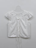 Yuke String Crop Blouse