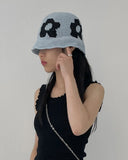 [summer] Floral Knit Bucket Hat