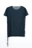 Crunchy mesh string tee