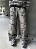Salvage Balloon Damage Denim Pants