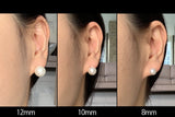 Triple Pearl Earrings 12mm