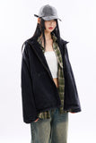 Hibbing hooded over denim jumper
