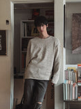 Luke Wide Round Neck Knit