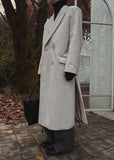 Melfis double maxi wool coat