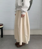 [BAONHAUS] Mitun Cut Banding Balloon Long Skirt