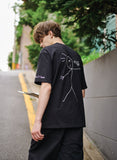 Lettering Tattoo Overfit T-shirt