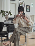 Florie Openwork Knit Cardigan