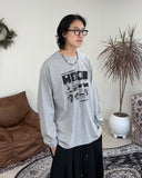 pit print long sleeve t-shirt