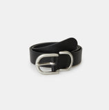 Vintage buckle leather belt