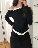 Nick Stud Layered Long Sleeve