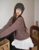 Yuon Button Knit Wool Beanie