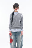 Lilia V-neck basic knit