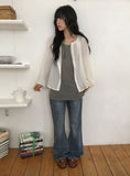 Gaku Basic Semi-Wide Bootcut Denim Pants