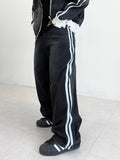 Liu Washed Maxi Black Jeans