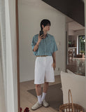 Soz Two-Tuck Bermuda Cotton Pants
