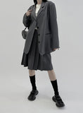 Ozu Back Belt Oversized Jacket