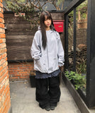 Rogen Hooded String Two-Way Field Jacket