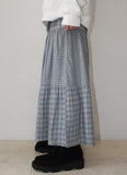 GINGHAM CHECK LONG SK