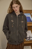 [2-WAY] Navajo Pigment Hood Zip-Up