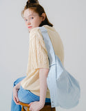 Marshmallow Denim Cross Bag