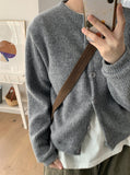 Natoy Ribbed Crop Knit Cardigan