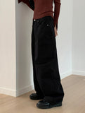 Nade Bijou Point Cotton Long Wide Pants