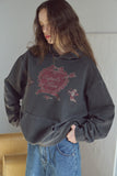 Cupid Crop Pigment Hoodie
