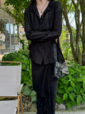 Flow wrap skirt pants