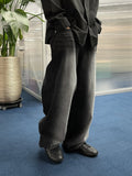 Highlight Dark Black Denim Jeans