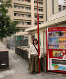 Polmin Mix Color Round Wool Knit