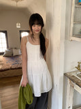 Royun Punching Layered Sleeveless Midi One Piece