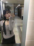 Riser Hoodie Button Long Sleeve T-Shirt