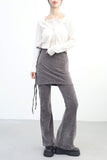 Nect Wrap Skirt Pants Set