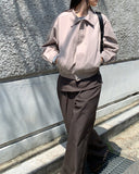 Retum Pocket Button Cotton Short Jacket
