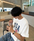 USA washing short sleeve