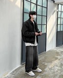 Taping line balloon jeans