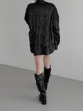 Wessel Wrinkle Loose Fit Satin Shirt