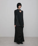 Layered Dot Scarf Long Sleeve
