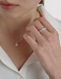 Essence Silver (W) Moissanite Double Wave Ring